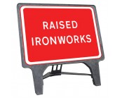 Raised Ironworks Q Sign